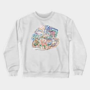 Rainbow deer Crewneck Sweatshirt